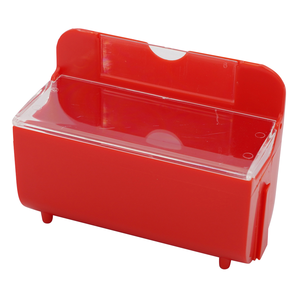 連結式個人ケース レッド（フタ付き）