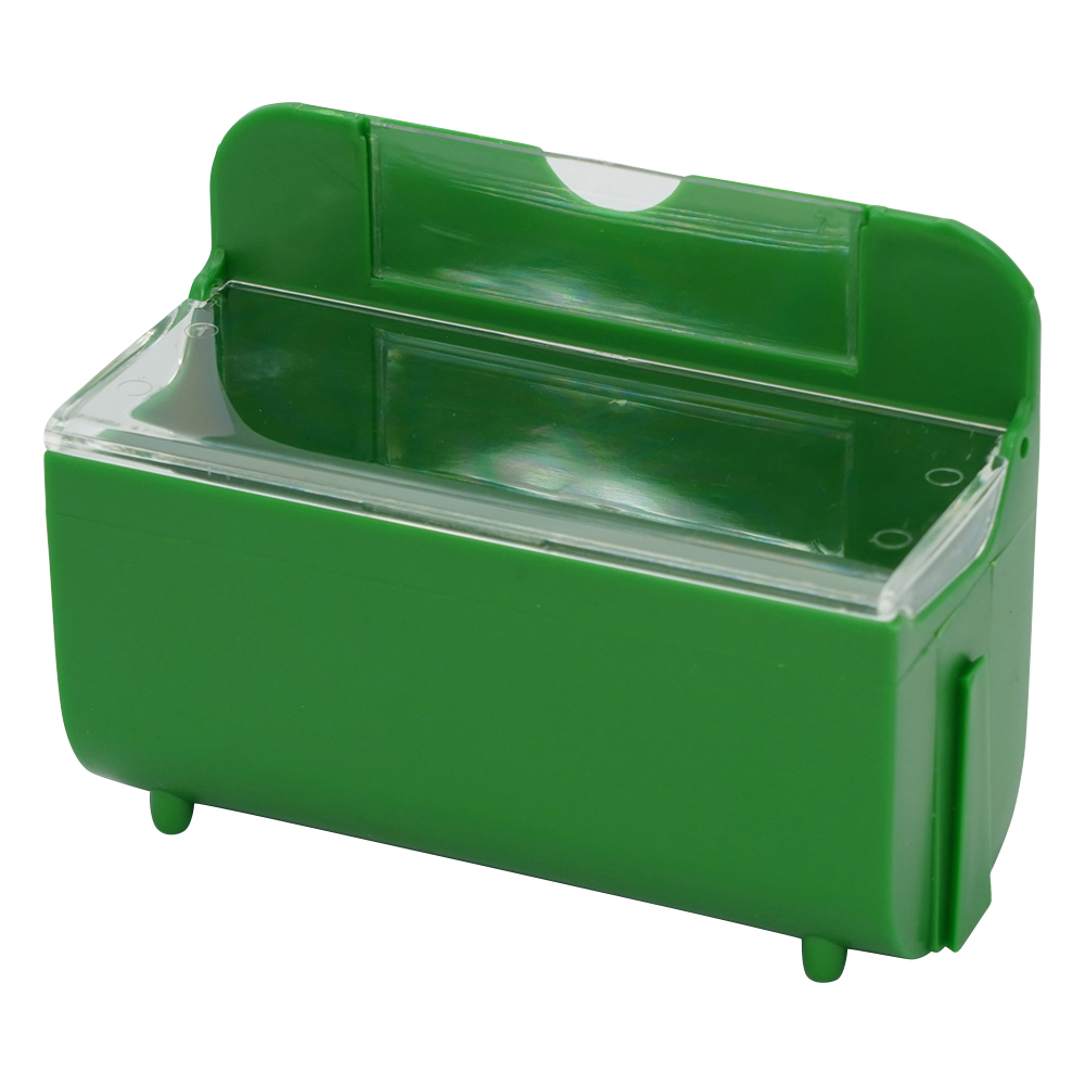 連結式個人ケース グリーン（フタ付き）