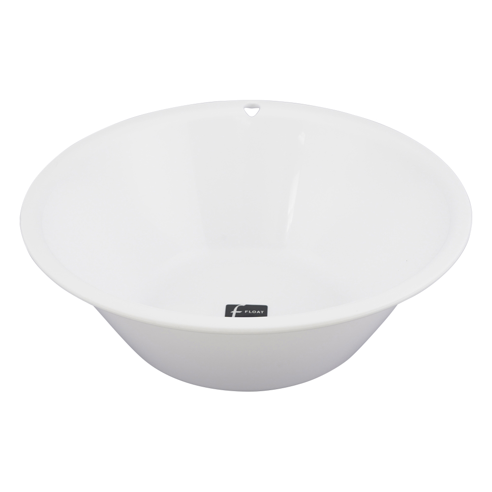 洗面器 約φ270×95mm ホワイト 07745