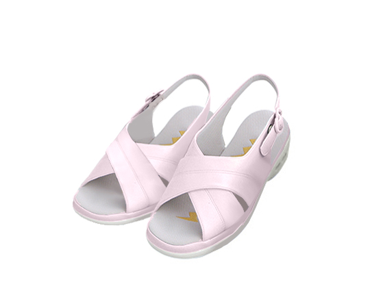 パーフェクトナース(ナースシューズ) クロスバンド ピンク L PN00202