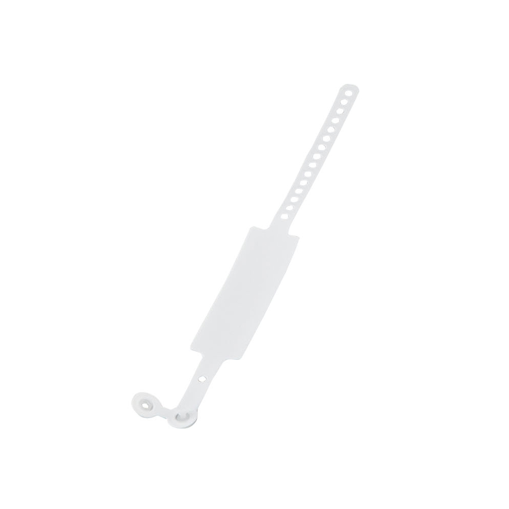 入院患者識別バンド 無地 ホワイト 1箱（100本入） SF-90ST