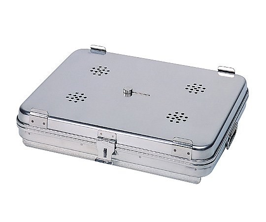 卓上オートクレーブ用角カスト フタ・底開閉式 270×210×40mm HL