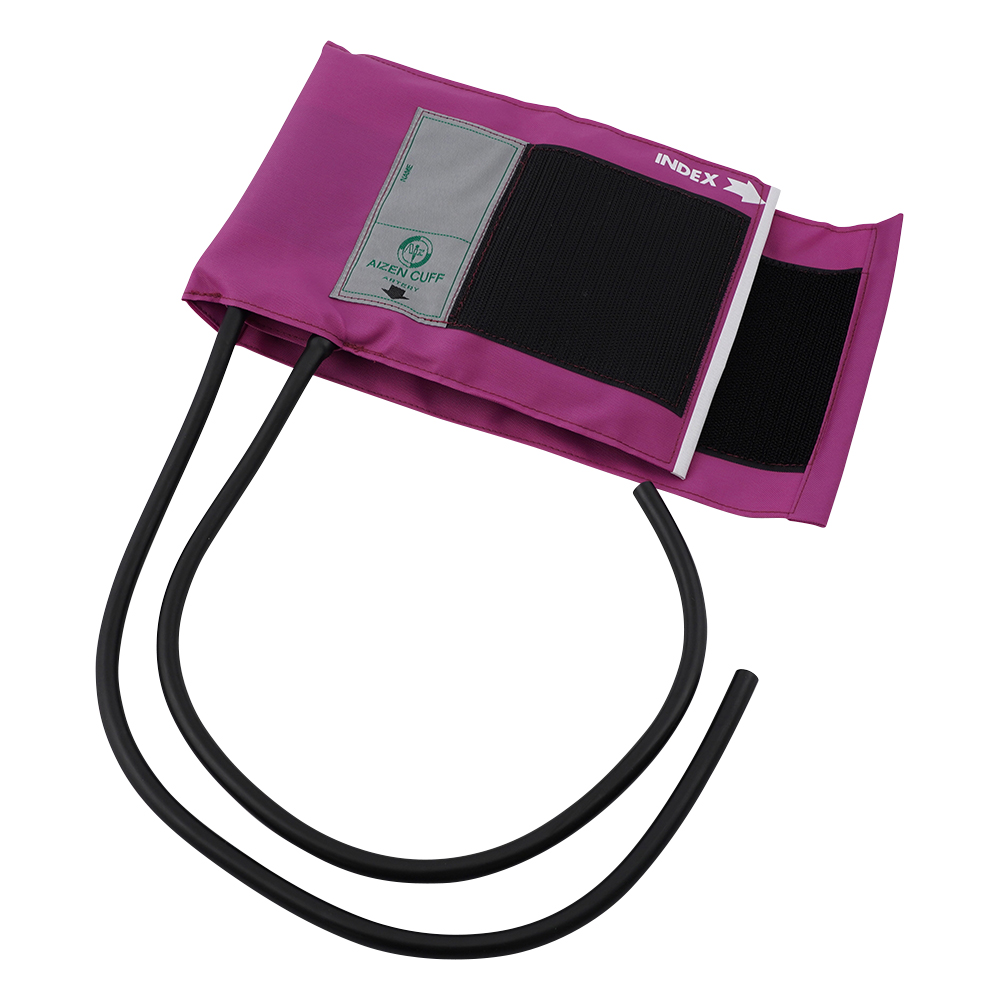 ギアフリーアネロイド血圧計用カフセット[ゴム袋付き・タイコス型] マジェンダ