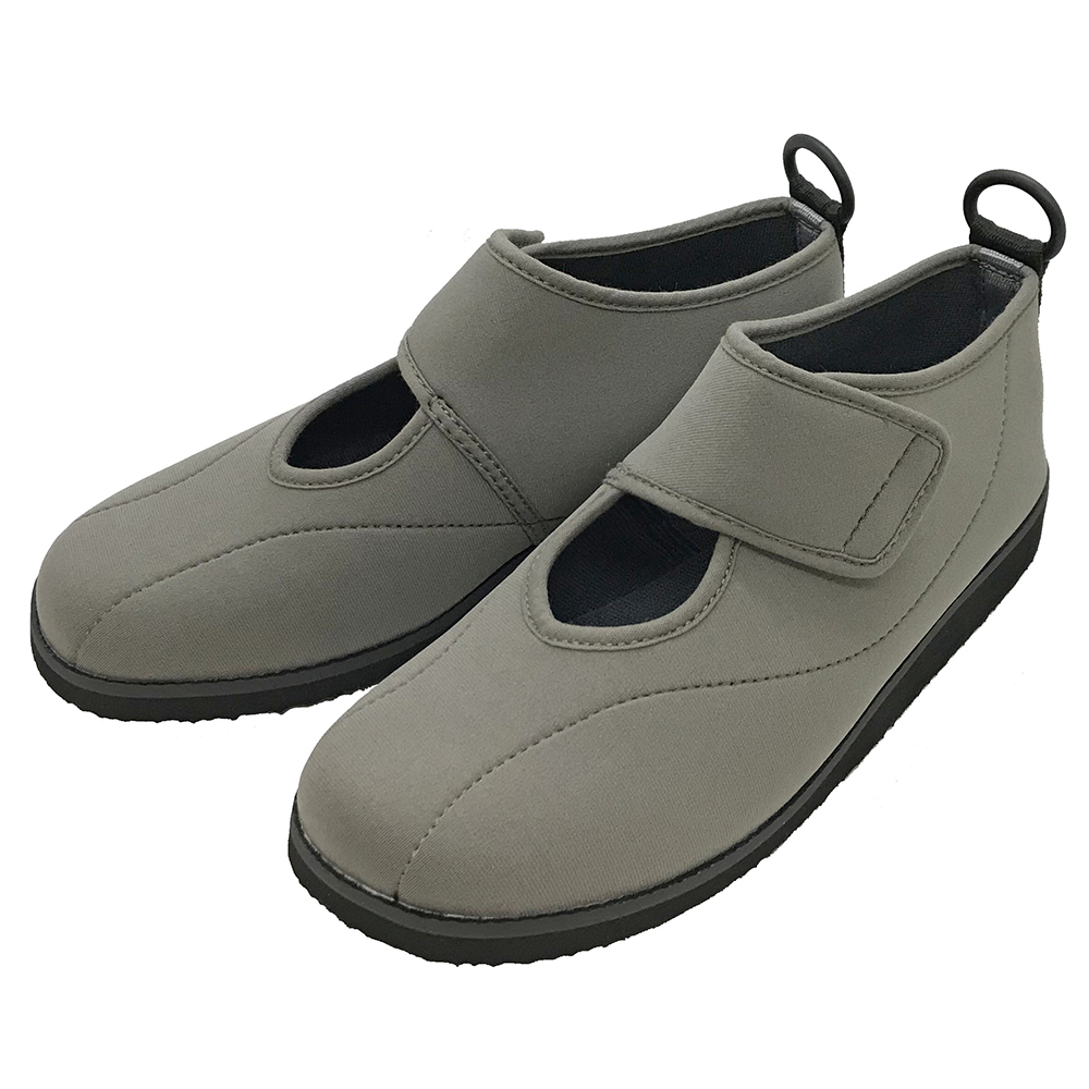 リハビリシューズ （すたこらさんソフト07） 22.0～22.5cm/グレー