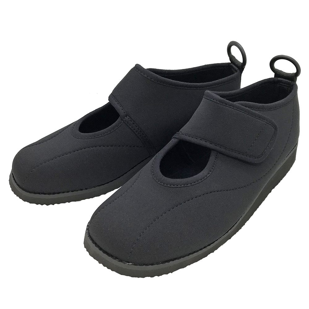 リハビリシューズ （すたこらさんソフト07） 22.0～22.5cm/ブラック