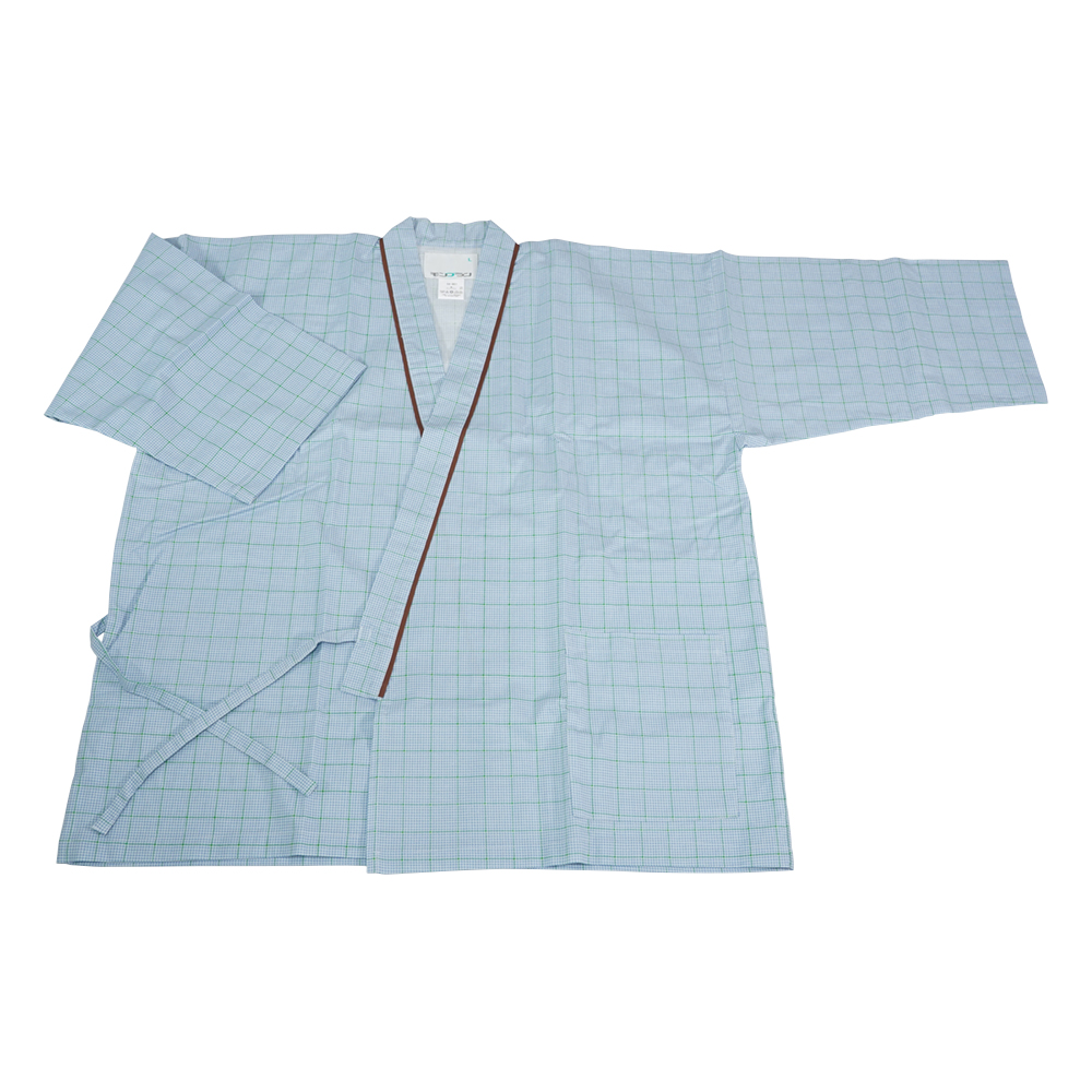 患者衣（上衣・男女兼用） 59-461 ブルーL 59-461 L