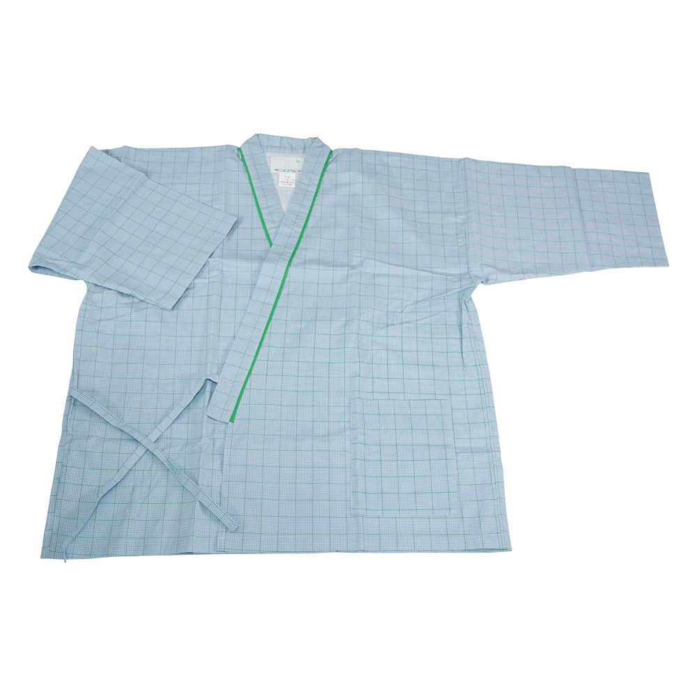 患者衣（上衣・男女兼用） 59-461 ブルーLL 59-461 LL