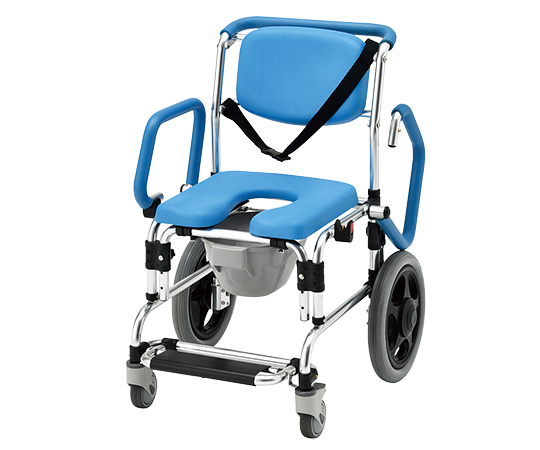 コンフォートシャワーキャリアー 可動式ひじ掛付き（ブルー） HT6130