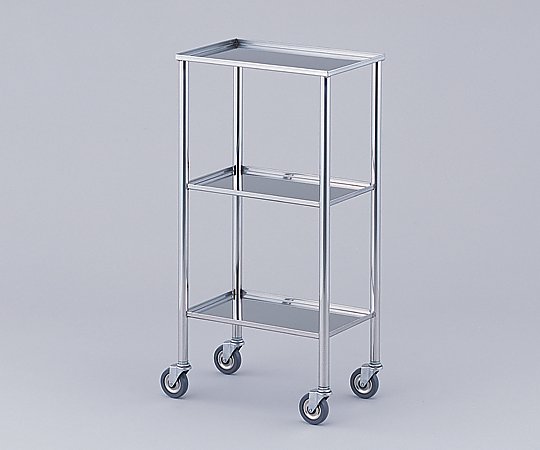 カラフルミニワゴン シルバー（縁折り曲げ） 435×285×850mm