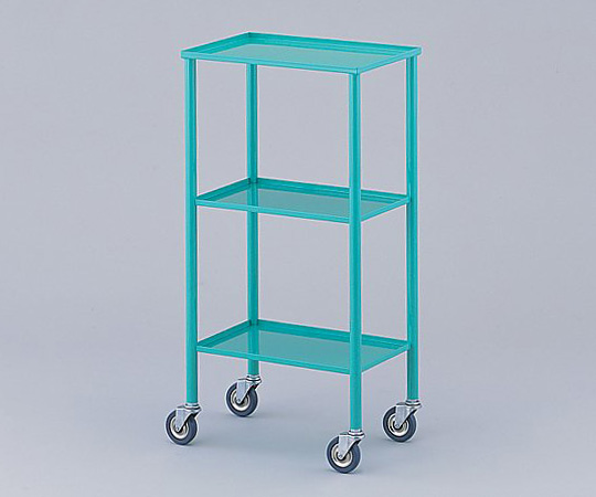 カラフルミニワゴン グリーン（縁折り曲げ） 435×285×850mm