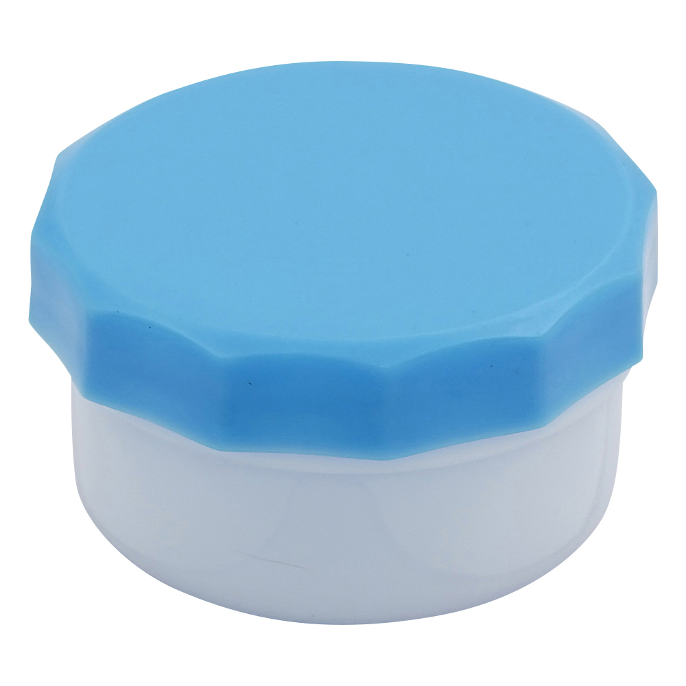 プラ軟こう壺（深型）5.5mL 100個 青 5
