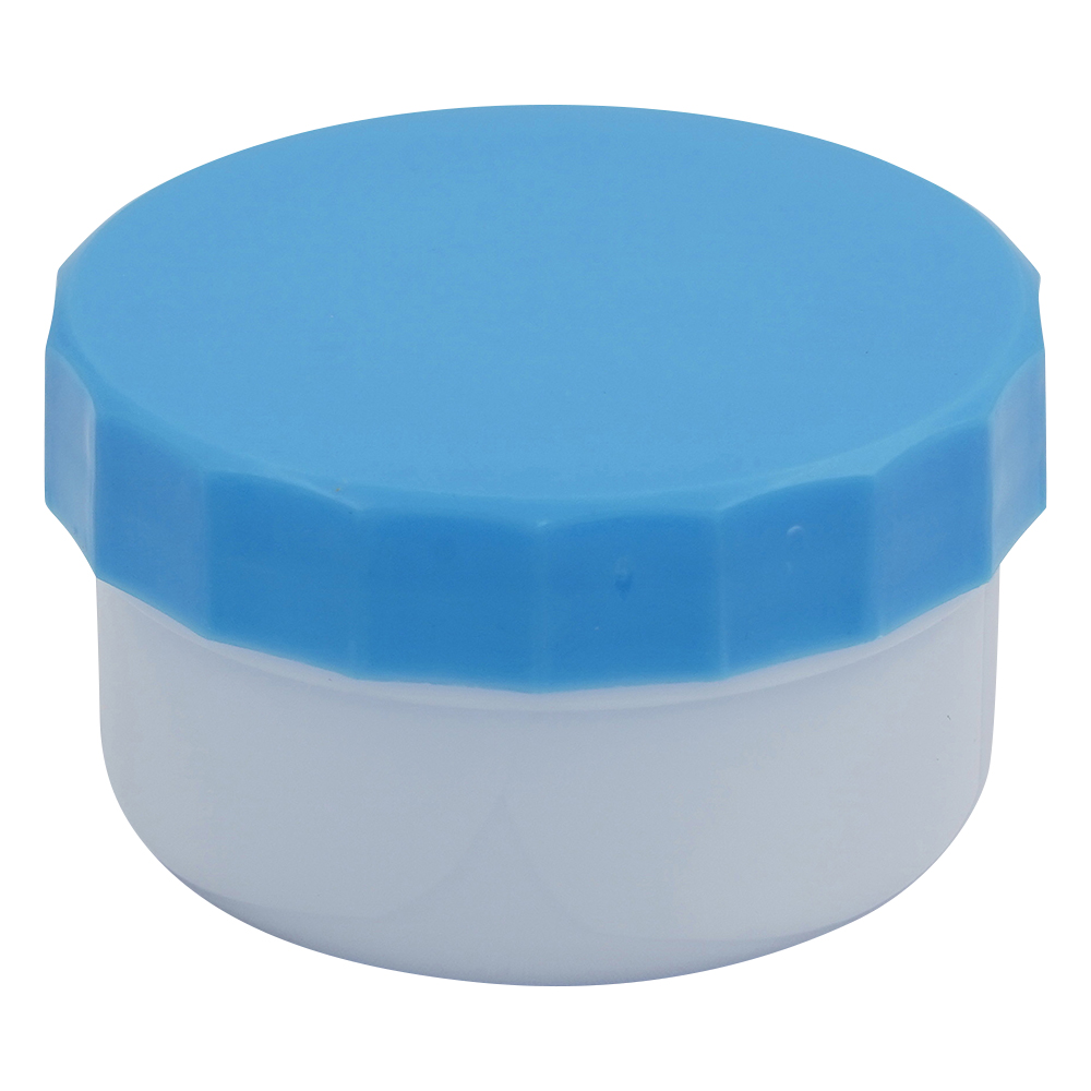 プラ軟こう壺（深型）22mL 100個 青 20