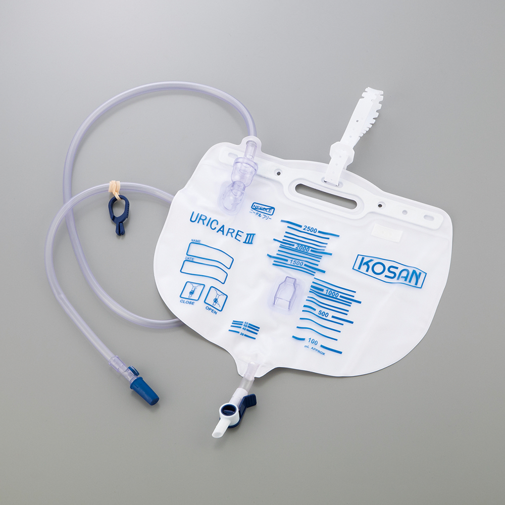 閉鎖式導尿バッグ ユリケアーⅢ