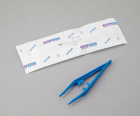 滅菌プラスチックピンセット 125mm 1箱（1本×100袋入） 55628