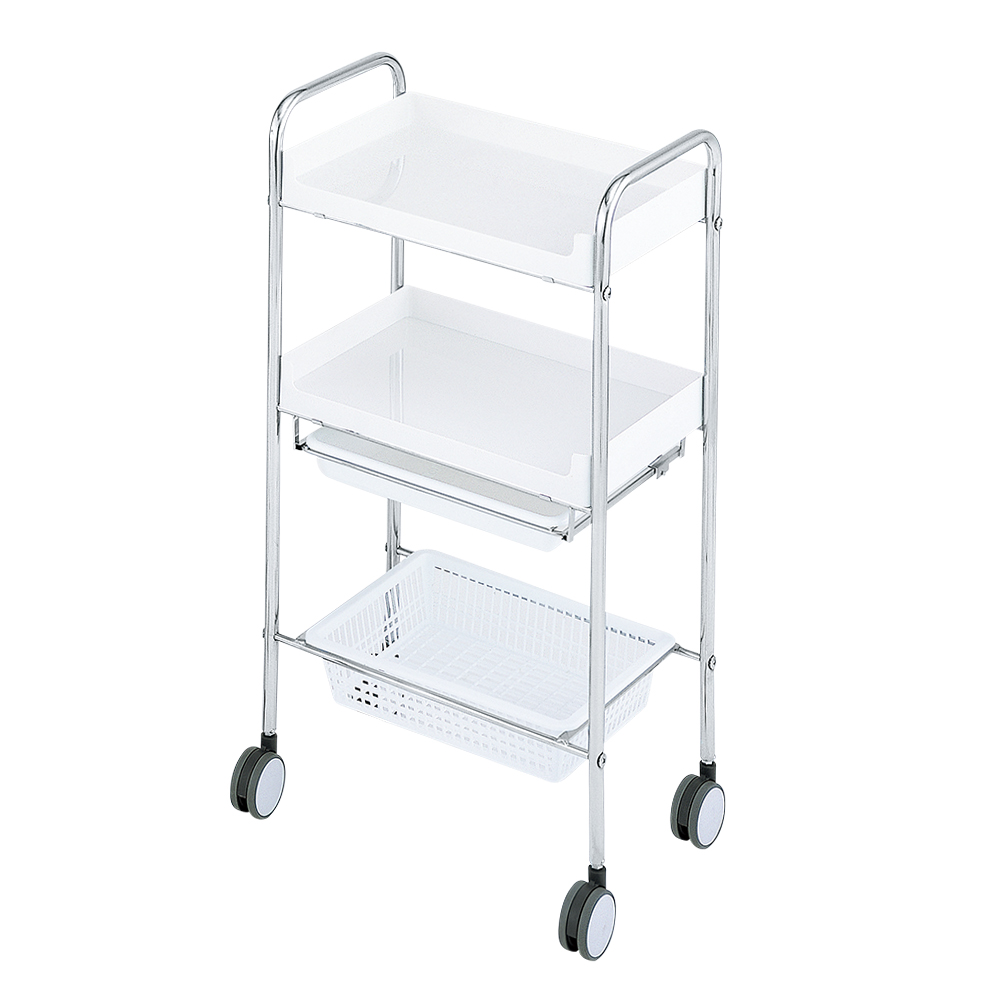 カラーセット台（C-161） ホワイト 485×300×895mm 11611