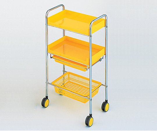 カラーセット台（C-161） イエロー 485×300×895mm 11615