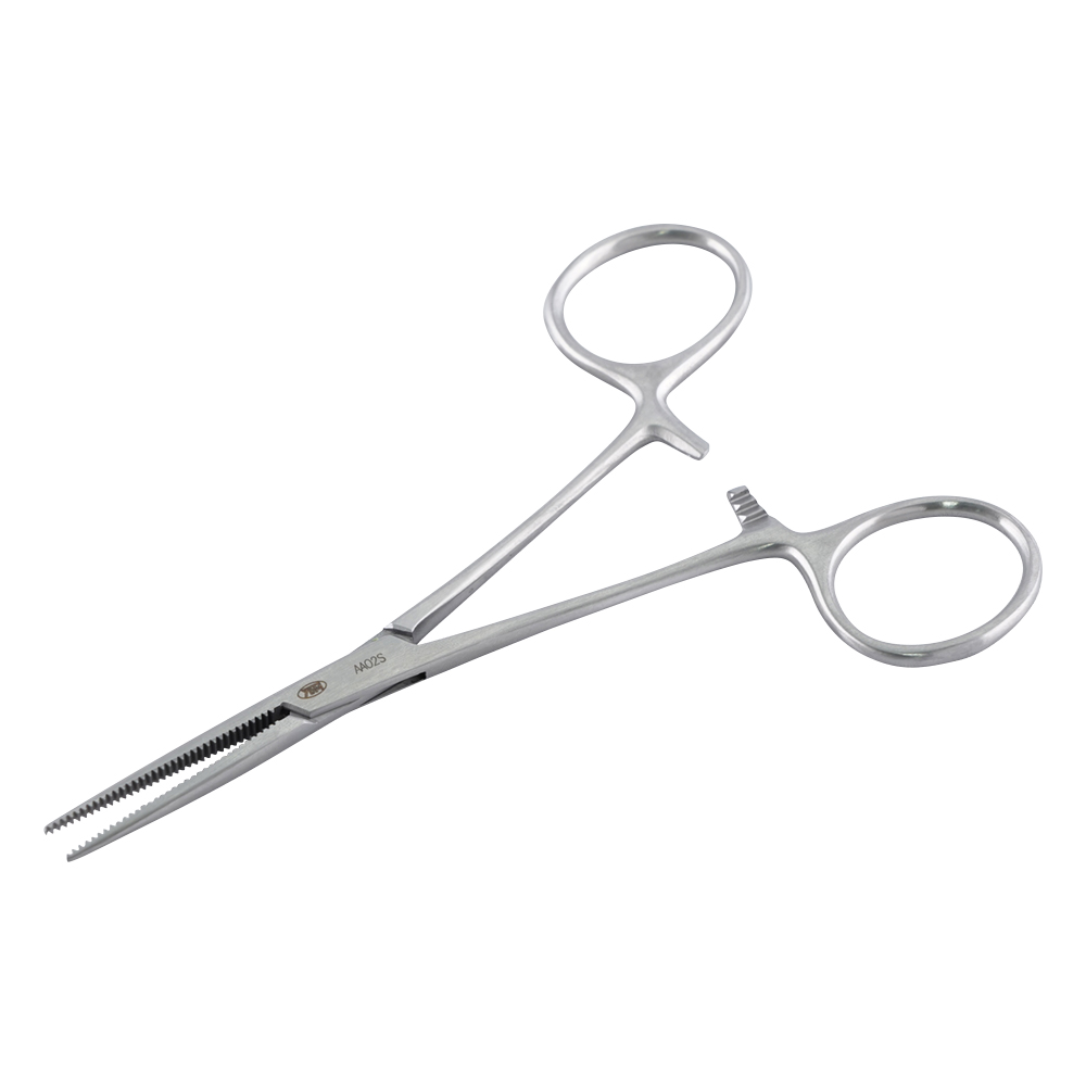 止血鉗子（ペアン） 直 無鈎 130mm AA-02S