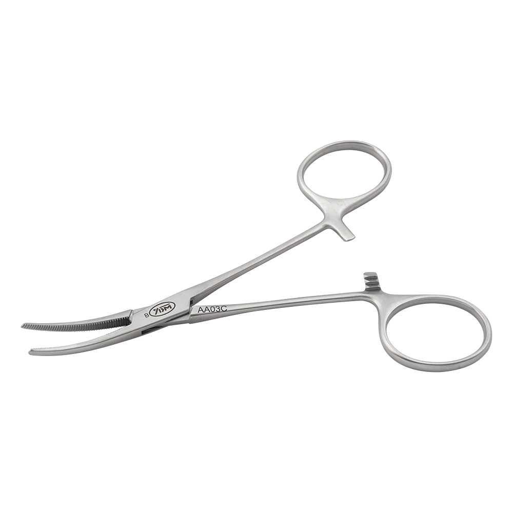 止血鉗子（ペアン） 曲 無鈎 140mm AA-03C