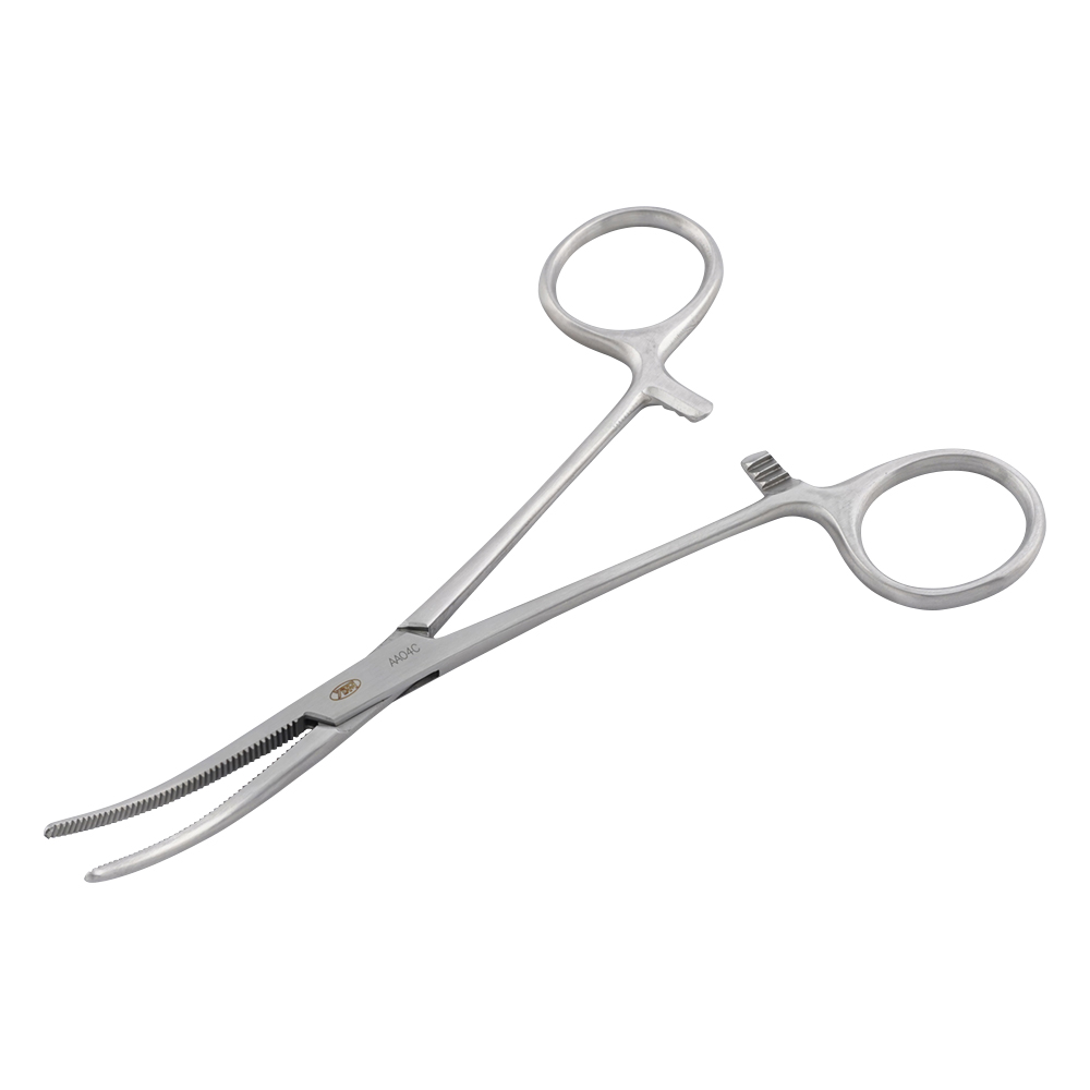 止血鉗子（ペアン） 曲 無鈎 150mm AA-04C