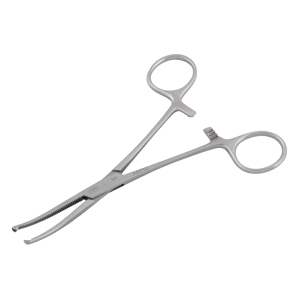 止血鉗子（コッフェル） 曲 有鈎 140mm AA-11C