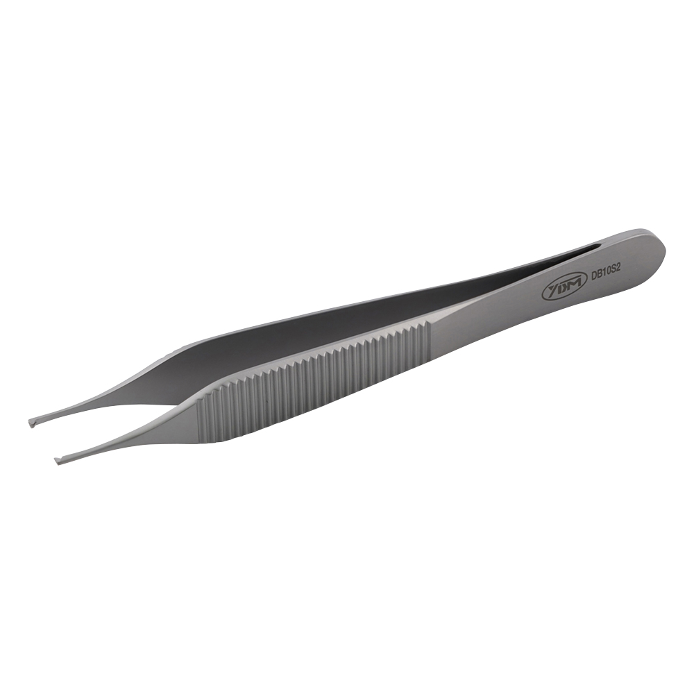 マイクロピンセット（アドソン）有鈎 溝なし DB-10S2