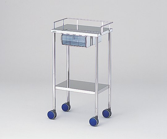 MRI用処置車 プラスチック引出し1連付