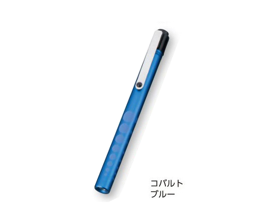 白色LEDアルカプッシュライト φ12×137mm コバルトブルー