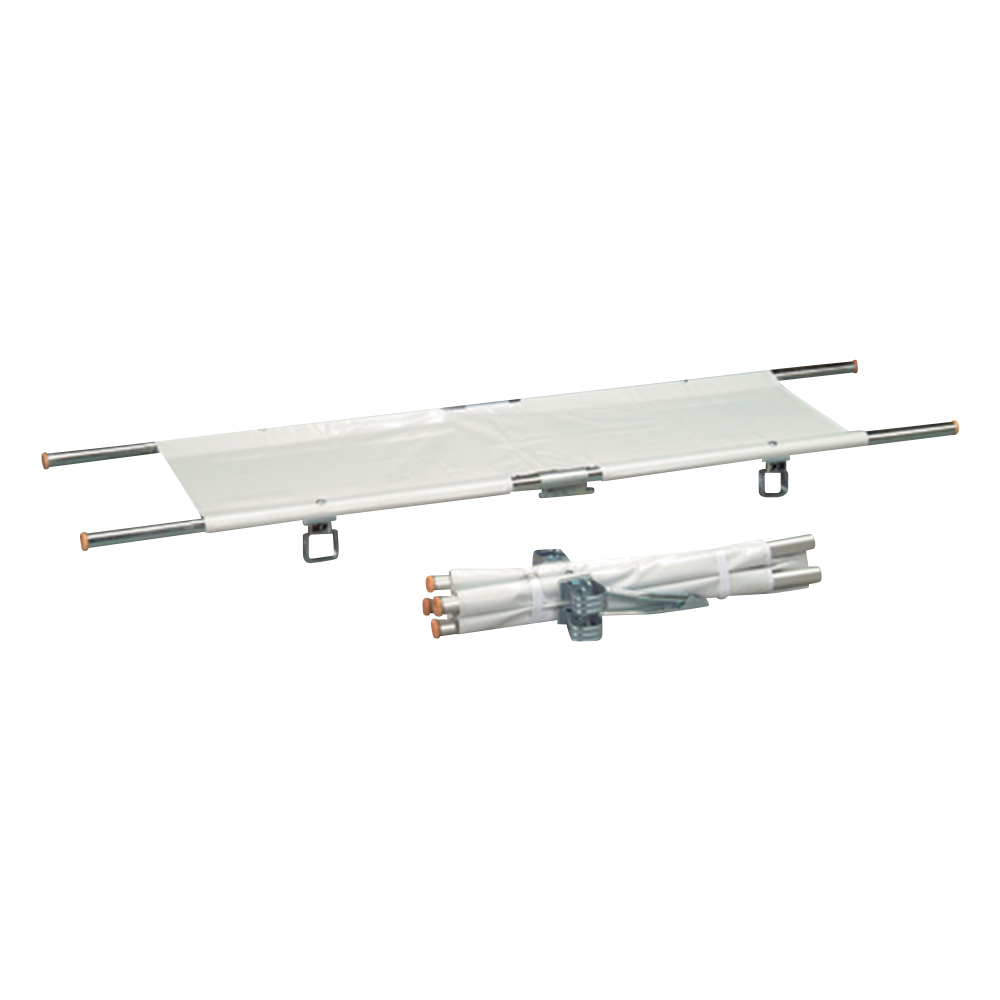 担架 四つ折り・取手伸縮型 スチール 9.2kg MT-13