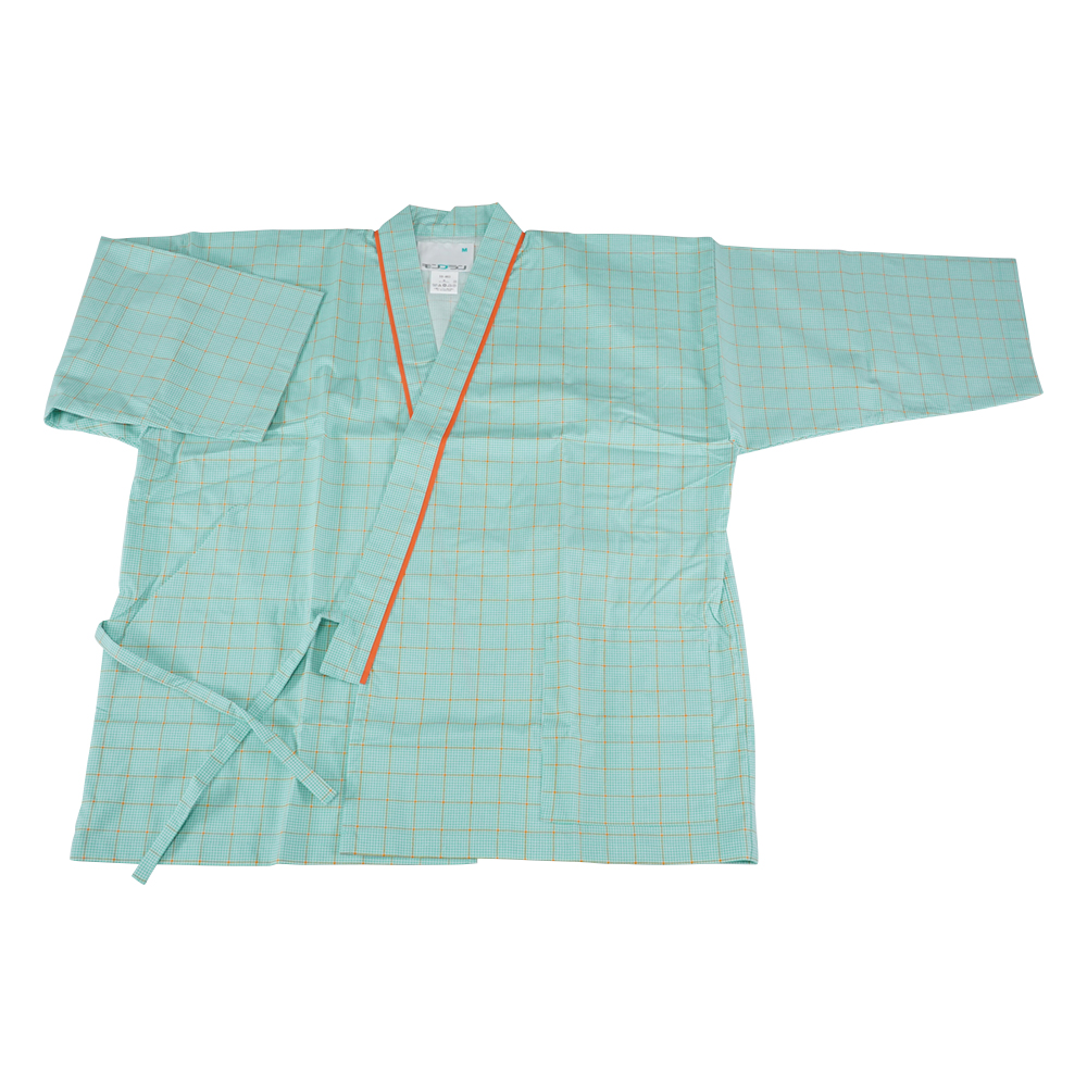 患者衣（上衣・男女兼用） 59-463 グリーンM 59-463 M