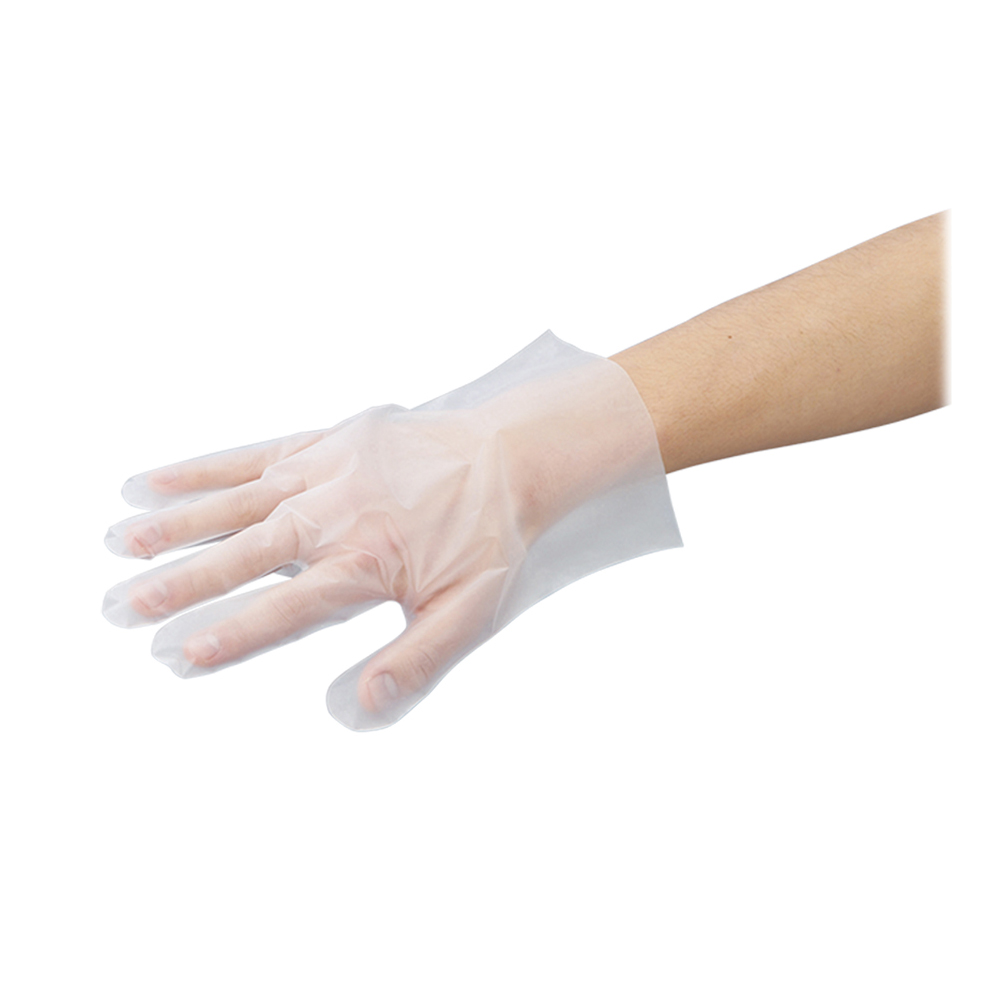 ナビロールポリエチ手袋（外エンボス加工）L 100枚入