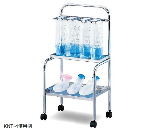 貯尿架台[尿器用棚付] 4人用 KNT-4