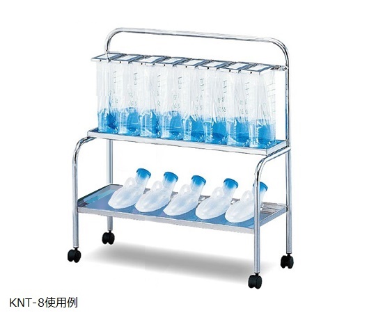 貯尿架台[尿器用棚付] 8人用 KNT-8