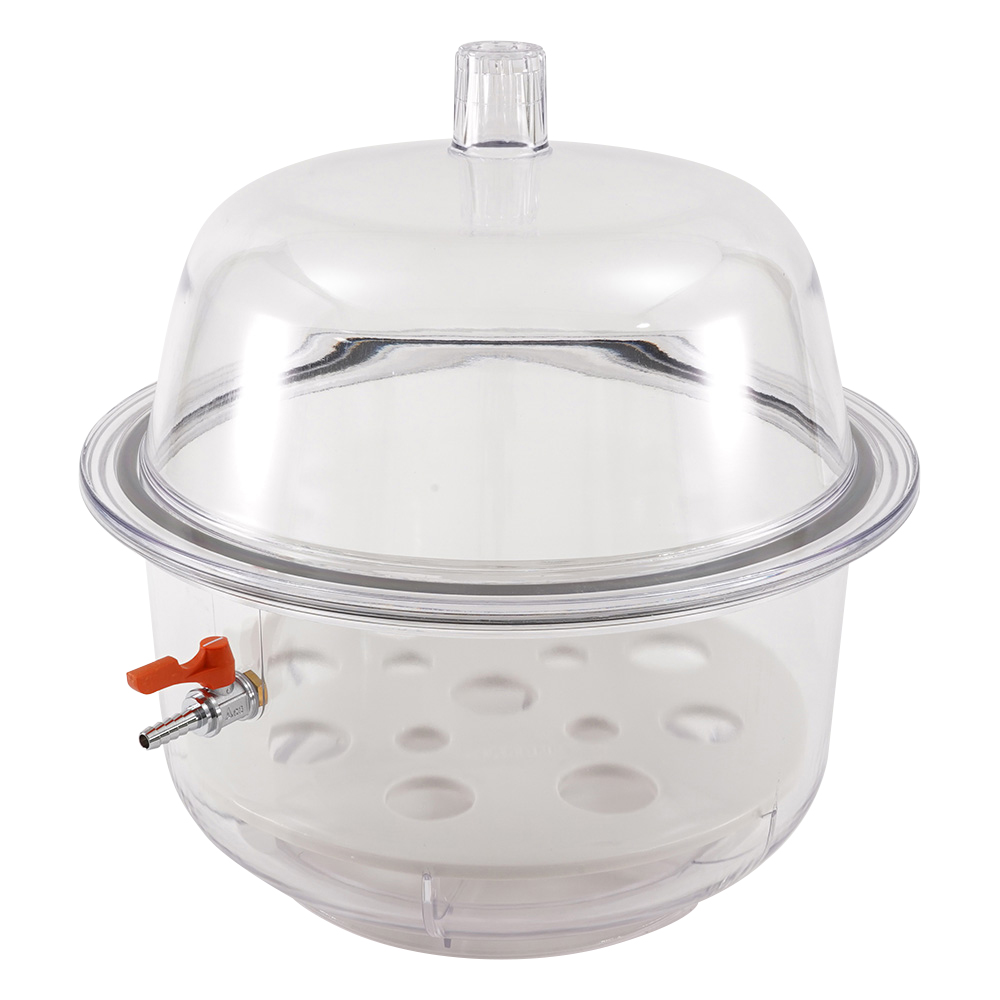 真空ポリカデシケーター コック付 300型