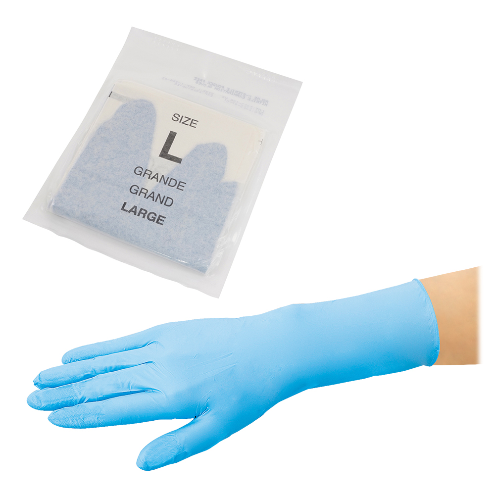 アズラボ滅菌手袋 パウダーフリー L 1双パック×50袋入