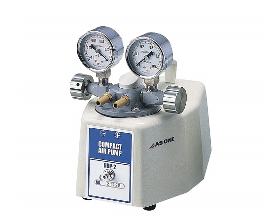 コンパクトエアーポンプ 吸排両用型 ゲージ付き NUP-2