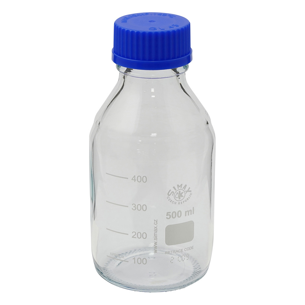 【洗浄+AC滅菌】ネジ口メディウム瓶 500ml