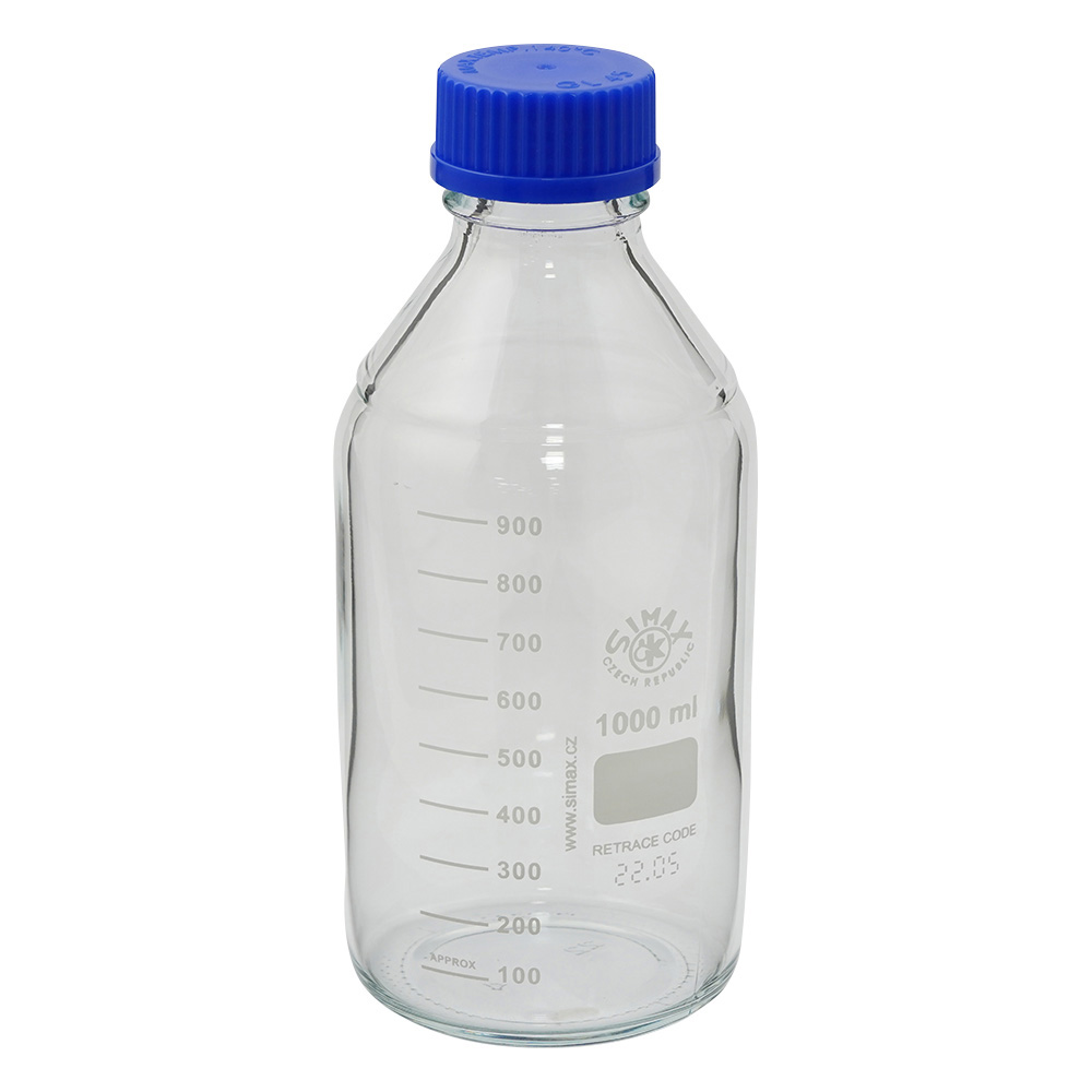 【洗浄+AC滅菌】ネジ口メディウム瓶 1000ml