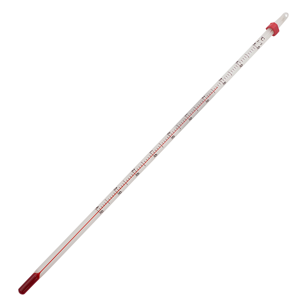 赤液棒状温度計 -40～50℃ 0330-00