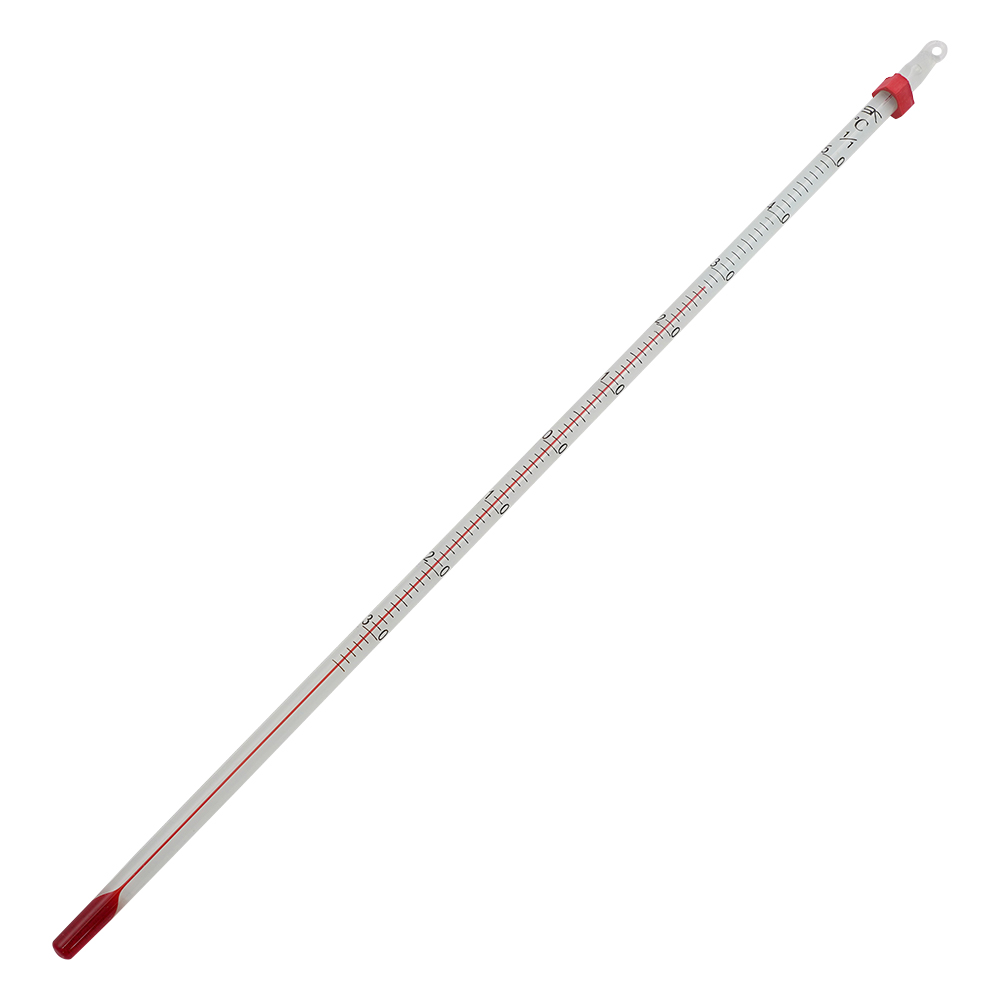 赤液棒状温度計 -30～50℃ 0240-00