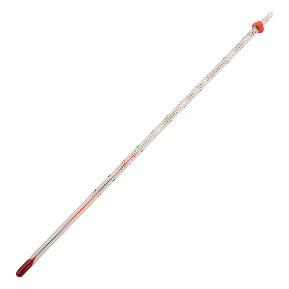赤液棒状温度計 -5～105℃ 0120-00