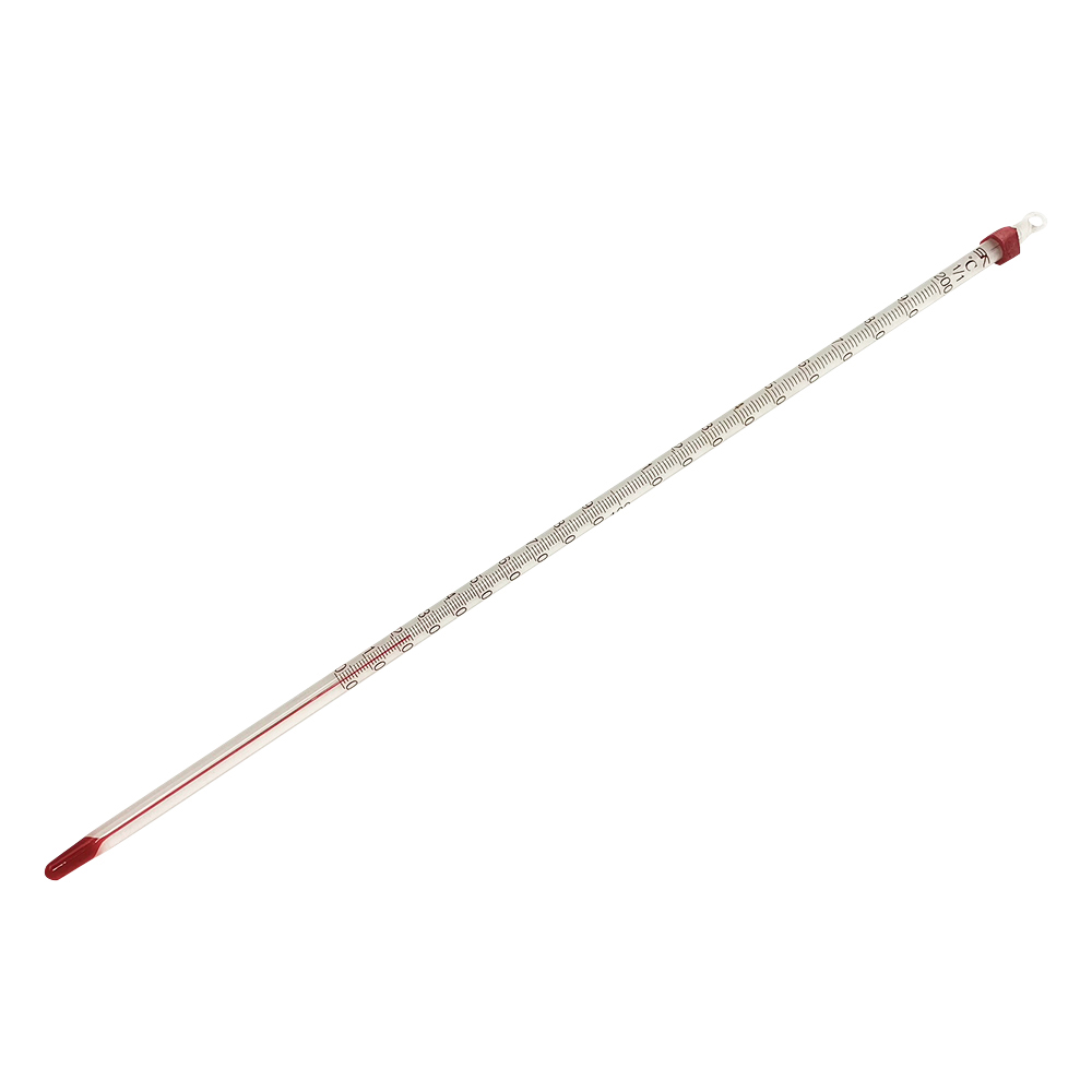 赤液棒状温度計 0～200℃ 0290-00