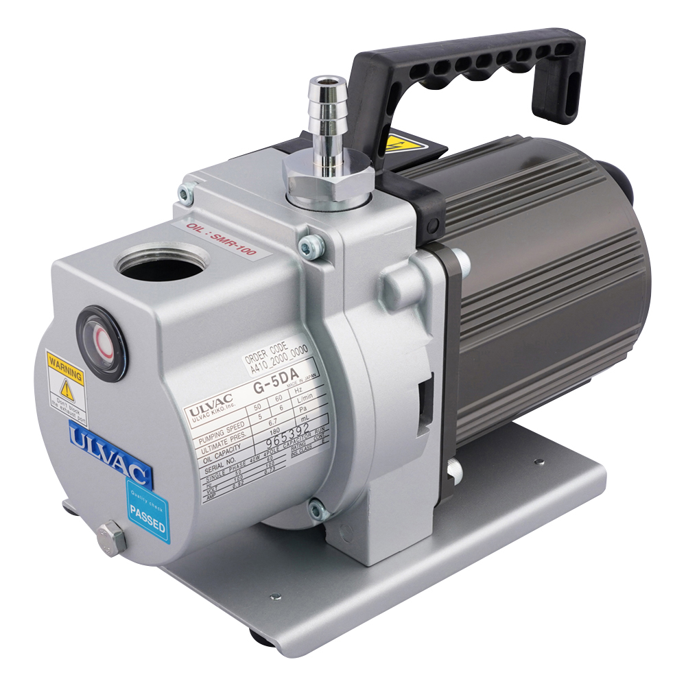 油回転真空ポンプ（小型直結型） 130×203×159.5mm 二段式 G-5DA