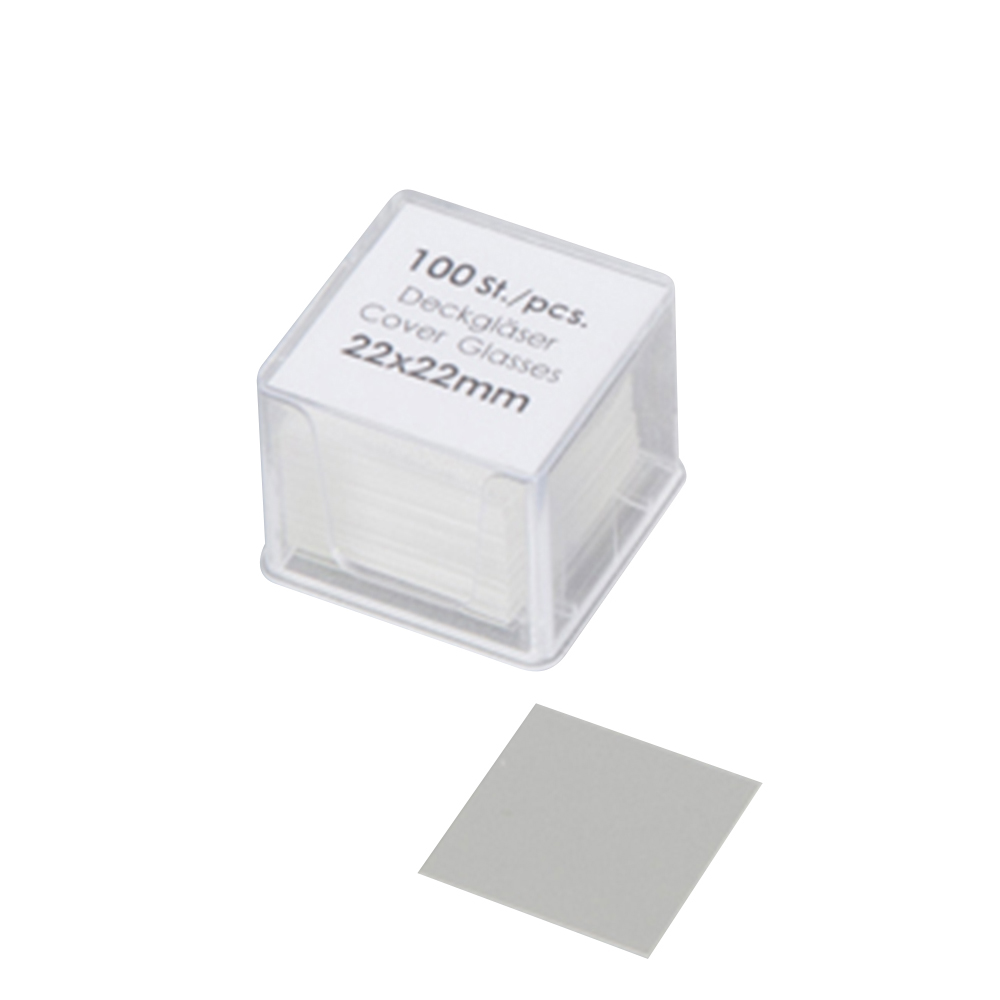 カバーグラス 22×22mm 100枚×10箱入 01 010 50_PK10