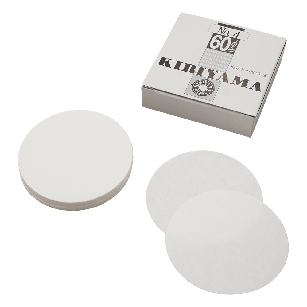 桐山ロート用濾紙 φ60mm 50枚入 No.4