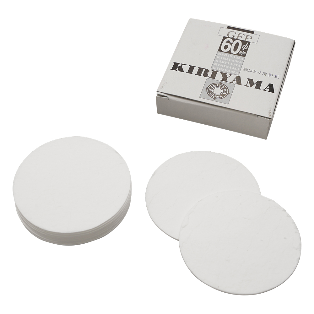 桐山ロート用濾紙 φ60mm 10枚入 GFP