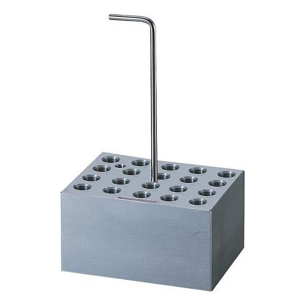 ホットドライバス用アルミブロック φ10mm試験管 20本用 No.1