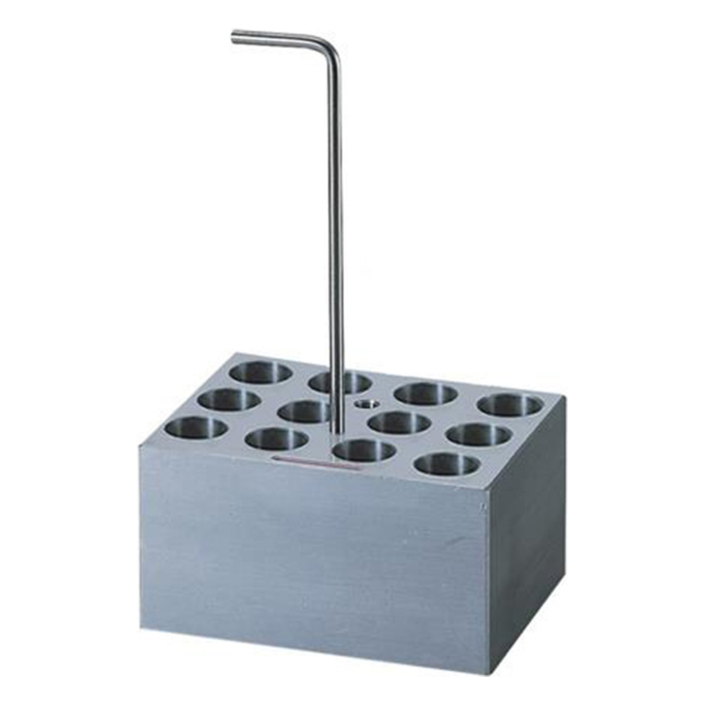 ホットドライバス用アルミブロック φ15mm試験管 12本用 No.3