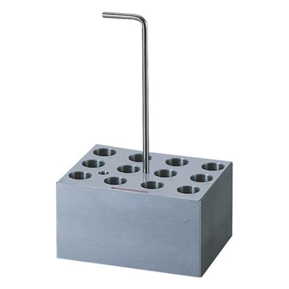 ホットドライバス用アルミブロック φ13mm試験管 12本用 No.6