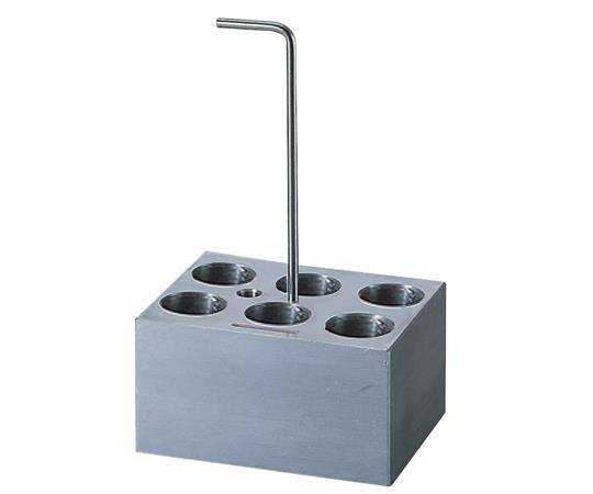 ホットドライバス用アルミブロック φ20.3mmバイアル瓶 6本用 No.9