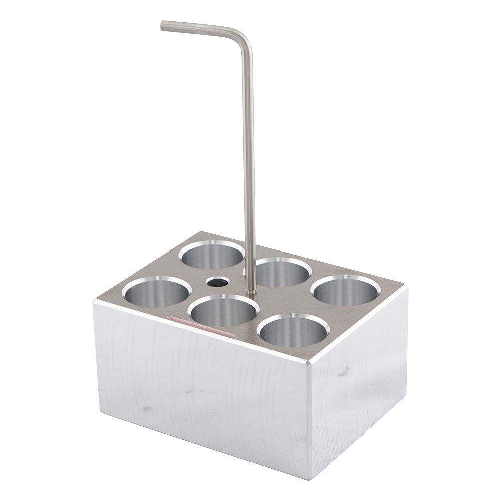 ホットドライバス用アルミブロック φ24mm試験管 6本用 No.11